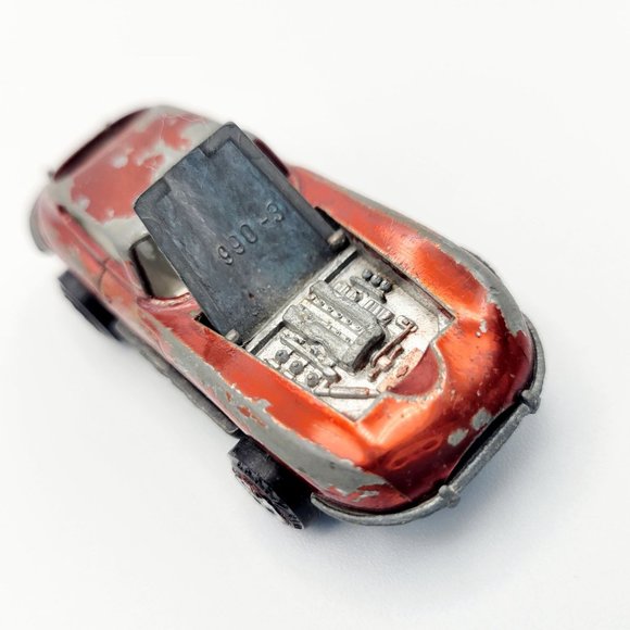 Vintage Topper Red Johnny Lightning Custom XKE Diecast Car - Picture 6 of 8